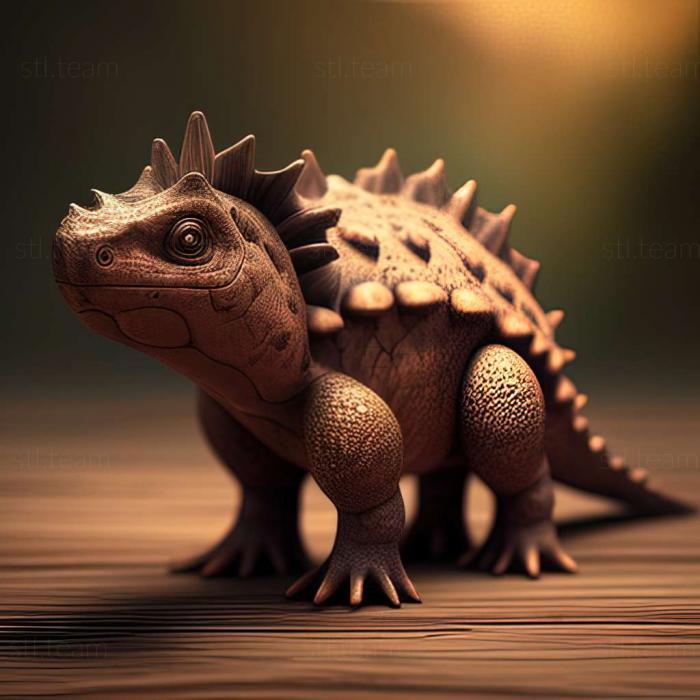 3D модель Синанкилозавр (STL)